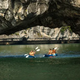 Bhaya-Legend-Halong-Highlights-Kayaking-Caves